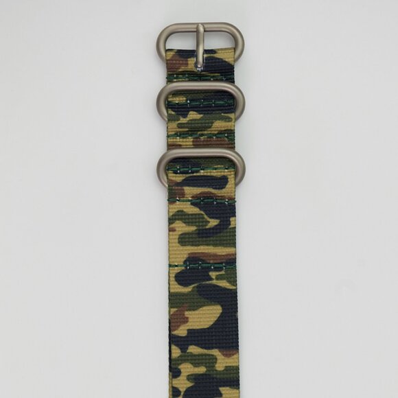 Hadley-Roma 22mm Camo Military Style Nylon Watch Strap/Band, MS4200 - Picture 1 of 2